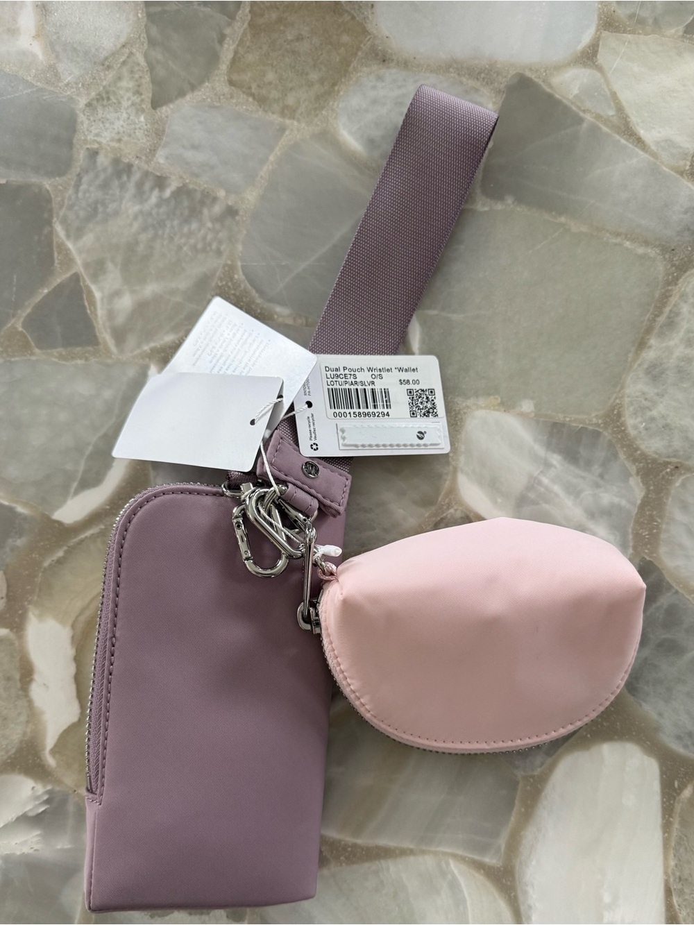 Lululemon Athletica NWT Dual Pouch Wristlet Wallet - Picture 4 of 6